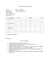 Format penilaian k13 sd mi ini terdiri dari beberapa sheet program ms excel. Rpp Seni Budaya Kurikulum 2013 Format Penilaian Tari Http Yasirmast
