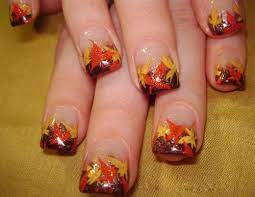 Sally hansen nail art pen, $5.14 amazon.com. 9 Easy Thanksgiving Nail Art Designs With Images Style At Life