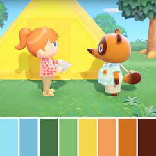 Animal Crossing New Horizons Colors | Palette couleur, Palette, Couleur