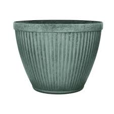 Southern Patio Westland 20 5 In X 15 In Galvanized High Density Resin Planter Hdr 035152 The Home Depot Resin Planters Planters Urban Planters