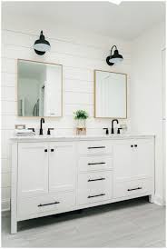 Matte black modern farmhouse cabinet hardware. A Modern Farmhouse Master Bathroom Renovation Life On Wisteria Drive Tjarosphotography Com