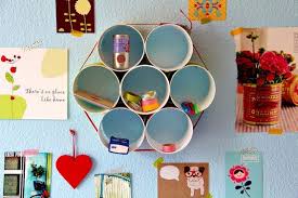 Somethin Own Diy Tube Rack Shelf Tubes Diy In German But I Think We Can Figure It Out Perfect Fo Basteln Mit Kleinkindern Selbermachen Bastelarbeiten