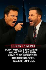 The night was supposed to mark Jimmy Kimmel's big return to late-night  television. But instead, it turned into a live showdown no one could have  scripted. ▶️ View it right here! http://mp4music.store/breaking-news-donny- osmond-goes-on-jimmy-kimmel ...