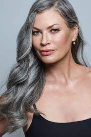 Some people might believe each spelling refers to a different shade of gray, and it's quite possible you'll see this in practice when looking at color swatches. A Renaissance Of Female Empowerment Breaking The Spell By Carre Otis Jejune Magazine Silver White Hair Grey Hair Inspiration Gorgeous Gray Hair