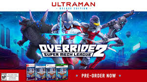 Ultraman Is Coming To Override 2 Super Mech League In Override 2 Ultraman Deluxe Edition Modus Games