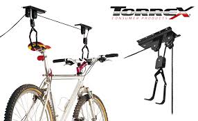 Garage gator bike lift motorized gg8220 overhead storage 220lbs. Torrex 30170 Bike Lift Bis Zu 20kg Tragkraft Tuv Gs Gepruft Amazon De Sport Freizeit