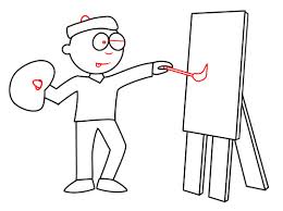 See more ideas about art drawings, drawings, art. Drawing A Cartoon Artist