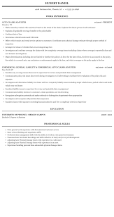 They sell coverage for property loss, natural disasters, and. Auto Claims Adjuster Resume Sample Mintresume