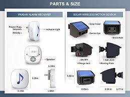 This will allow you to no longer worry about the. Htzsafe Solar Driveway Alarm System 1 2 Mile Long Transmission Range Solar Power Surveillance Smart Home Electronics Sensors Motion Detectors