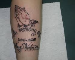 Nice praying hands tattoo on chest. 30 Awesome Tattoos About Hand Cuded