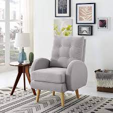 Modern Arm Chair Beautiful Furniture Single Sofa Comfy Armchair Mid Century Modern Accent Chairs