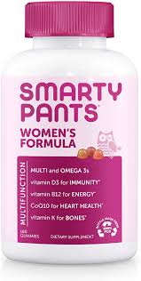 Calcium is one of the best vitamins for women, because your body needs it for optimal bone health. Amazon Com Smartypants Women S Formula Gummy Vitamins Gluten Free Multivitamin Coq10 Folate Methylfolate Vitamin K2 Vitamin D3 Biotin Methyl B12 Omega 3 Dha Epa Fish Oil 180 Count 30 Day Supply Health Personal