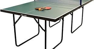 Wollowo Green 3 4 Size Junior Table Tennis Ping Pong Table Foldable With Bats 100 15mm Top Ping Pong Table Ping Pong Table Tennis