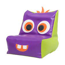 The deal is if the sofa monster eats sammy's vegetables everyday, he will give the monster gum. Rafa Little Monster Sofa