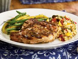 Roasted pork chops & peaches. 44 Healthy Pork Chop Recipes Cooking Light