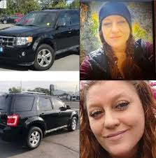 Me and Wanda in the driveway at 5877 Columbus, shortly before she died  after being buried in a snow fort