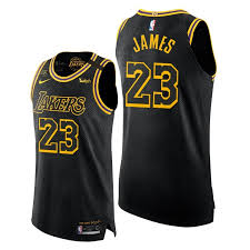 | 100% authentic lebron james jordan 2020 statement lakers jersey size 48 l mens. Lebron James 23 Lakers Black Mamba Golden Authentic Jersey 2020 Honors Kobe