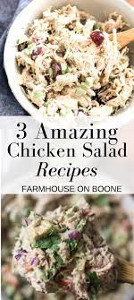 Chicken Salad Recipe 3 Ways Recipe Chicken Salad Recipes Delicious Chicken Salad Salad Recipes