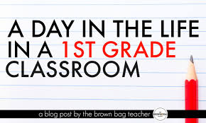 1st Grade Schedule A Day In The Life The Brown Bag Teacher
