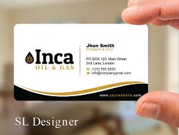And canada, including pilot and flying j travel centers, the one9 fuel network and at pilot flying j truck care service centers. Business Card Design For Inca Oil And Gas By Sl Designer Design 19670946