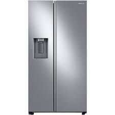 Samsung 27 4 Cu Ft Side By Side Refrigerator With Ice Maker Fingerprint Resistant Stainless Steel Lowes Com In 2020 Side By Side Refrigerator Energy Star Refrigerator Counter Depth Refrigerator