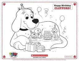 Activities For Kids Colorful Birthday Party Clifford Birthday Party Dog Birthday Party