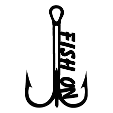 Free Free Fish Hook Decal Svg