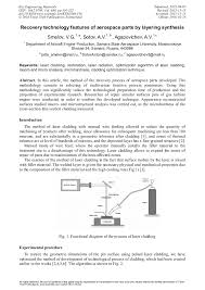 Do you have an idea for crafts, or do you need to order supplies for your home office? Recovery Technology Features Of Aerospace Parts By Layering Synthesis Scientific Net