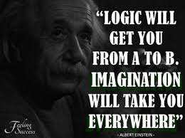 Einstein Quote On Imagination And Logic Inspirational Technology Quotes Einstein Quotes Technology Quotes