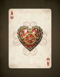 Steampunk Playing Cards Naipe As De Picas Ilustraciones Artisticas