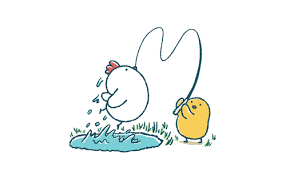 ゆるいひよこは池でにわとりを釣る イラストエッセイのaieku 魚釣り イラスト マンボウ イラスト イラスト