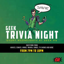 These guidelines explain what a dc brush motor is and its applicati. Geek Hq Geek Trivia Nights At Geek Hq Wednesdays From 7pm To 10pm Gather You Friends For The Battle Quiznight Geekhq Colombo Trivia Marvel Dc Anime Manga Tvseries Comics Facebook