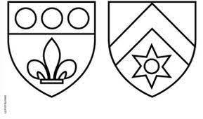 Au moyen âge, les chevaliers étaient dans des armures qui leur couvraient tout le corps, y compris le visage. Blasons A Colorier Niveau 1 Facile Blason Moyen Age Coloriage