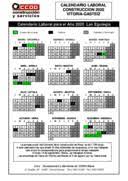 Consulta el calendario laboral 2021 en españa. Ccoo Del Habitat Calendarios De Euskadi