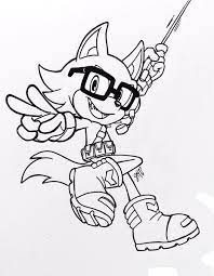 Sonic, or sonic the hedgehog, is a titular main protagonist of japanese video game series released by sega.sonic coloring pages are set of pictures of a famous superhero who can run at supersonic speeds and curl into a ball, primarily to attack enemies. Gizmo The Wolf By Jennifer Hernandez Sonicforces Sonic Art Sonic Character Art