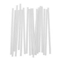 White Paper Lollipop Sticks 3"