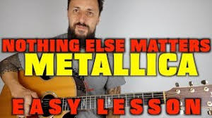 Subscribe for 2 new lessons every week: Nothing Else Matters Metallica Lesson Youtube