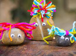 Kerajinan Tangan Dari Barang Bekas Boneka Batu Kids Crafts Ide Kerajinan Pet Rocks