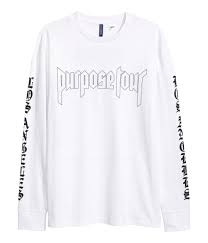 Justin Bieber Purpose Tour T Shirt H M Divided Guys Shop Tank Tops Purpose Tour T Shirt Long Sleeve Tshirt Men