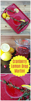 Cranberry Lemon Drop Martini Thrifty Jinxy Lemon drop martini (plus mocktail version!) cranberry lemon drop martini thrifty