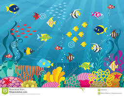 Under The Sea Mural Idea Fish Tank Drawing Aquarium Drawing Underwater Drawing