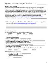 Select the kitakami river region, the abukuma highlands, or japan's coastal habitat as the ecosystem you want to help with recovery. Population Community And Ecosystem Worksheet Fill Online Printable Fillable Blank Pdffiller