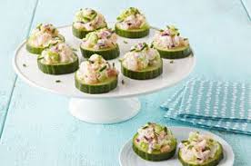 Shrimp Cucumber Appetizers Recipe Cucumber Appetizers Appetizer Recipes Kraft Recipes