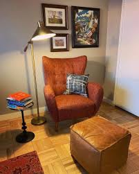 Mod Orange Spice Armchair Armchair Modern Lounge Chairs Deep Seating