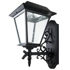 Xepa Timer Activated 12 Hrs 200 Lumen Wall Mount Outdoor Black Solar Led Lamp Spx223 The Home Depot Contemporary Outdoor Lighting Solar Led Lamp
