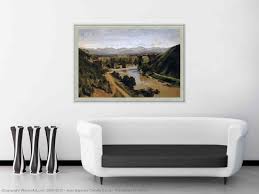 There is also a large modern bridge that passes next to it now and a bunch of factories in the valley behind it. The Bridge Of Narni By Jean Baptiste Camille Corot 1796 1875 France Museum Quality Copies Jean Baptiste Camille Corot Wahooart Com