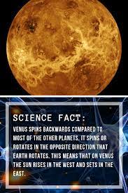 Venus Is The Only Planet To Spin Clockwise Amazing Wtf Facts