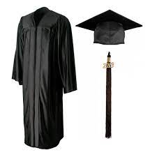 Shiny Cap Gown Tassel Package Graduation Cap And Gown Cap And Gown Graduation Gown