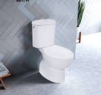 [Hot Item] Ortonbath Side Inlet Dual Flush Traditional Classical Economical  Two Piece Wc Toilet with Soft Closing Seat Cover
