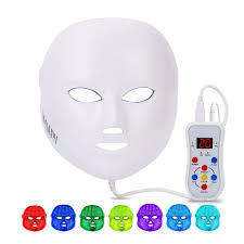 Newkey Led Light Therapy 7 Color Facial Skin Care Mask Led Light Therapy Skin Care Mask Light Therapy Mask
